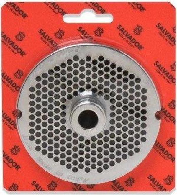 Salvador İnox Paslanmaz Kıyma Makinesi Aynası, Ağızı 12 No - 8 mm - Image 1