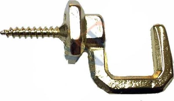 Vidalı Kanca, Askı Büyük - 15x23mm, Sarı - 1 Adet - Image 1