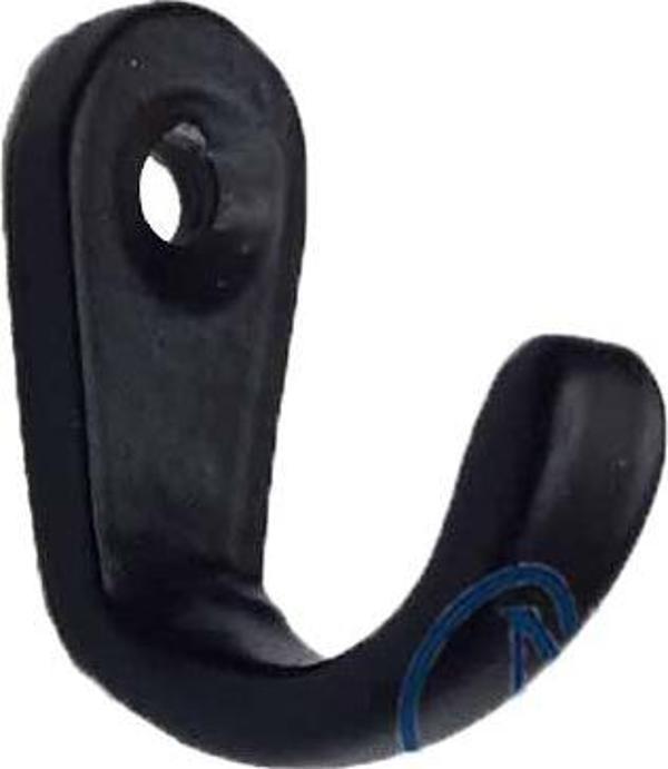 Tekli Bijuteri, Dekor Askısı - Siyah, 100 Adet, 10x18x22 mm - Image 1