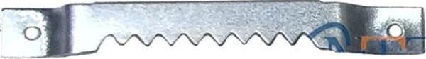 Tırtıklı Timsah Ağız Çerçeve Askı - Büyük, Çinko, 8x57mm, 1 Adet - Image 1