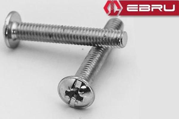 Yuvarlak Yıldız Başlı RYSB Kulp Vidası, Civata M4x45 - 500 Adet - Image 1