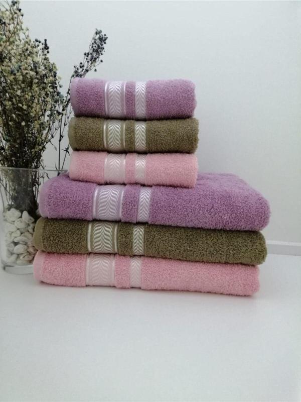 Sertay 50X85/70X140 %100 Pamuk Bukle El/Banyo Havlusu Yıldız Set-2 - Image 1