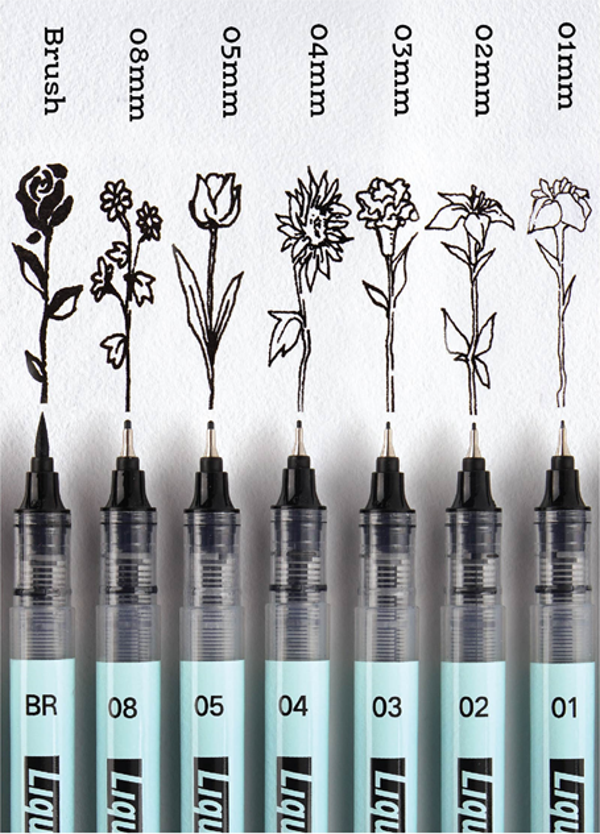 WRITECH W-704 LIQUID FINELINER 0,05MM KALEM - 12'Lİ KUTU - Image 1