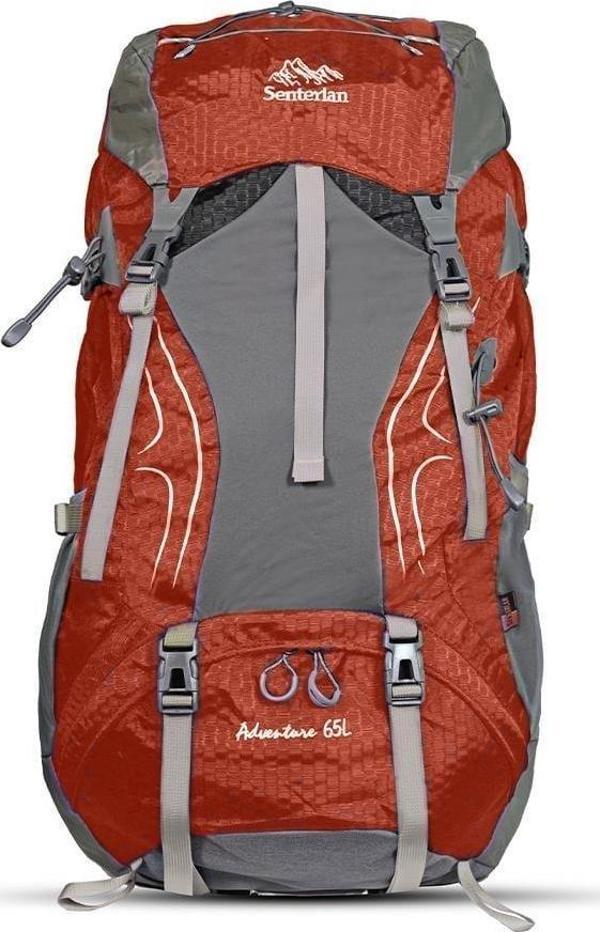 SENTERLAN  CAVE BACKPACK 65 LİTRE SIRT ÇANTASI BORDO RENK - Image 1