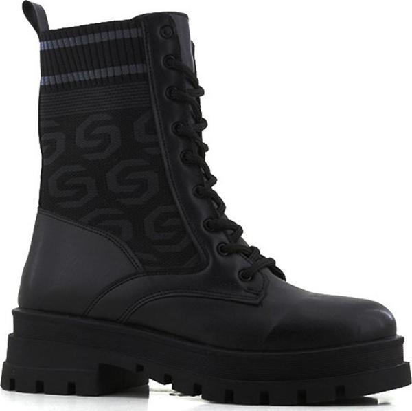 Carrano Streç Bayan Postal Bot Siyah - Image 1