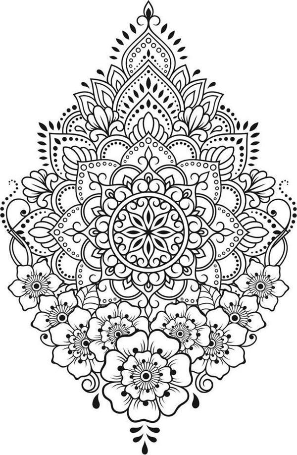 Artdeco 40x50cm Desenli Tuval- Otantik Kına 2 - Image 1