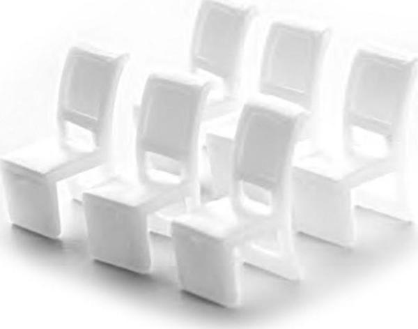 Jordania Maket Model 1/50 – Plastik Sandalye Beyaz - Image 1