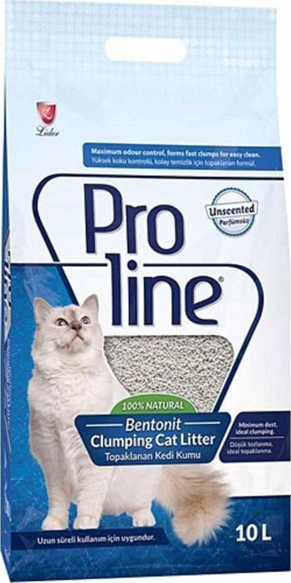 Proline Kokusuz Bentonit Kedi Kumu 10 Litre - Image 1