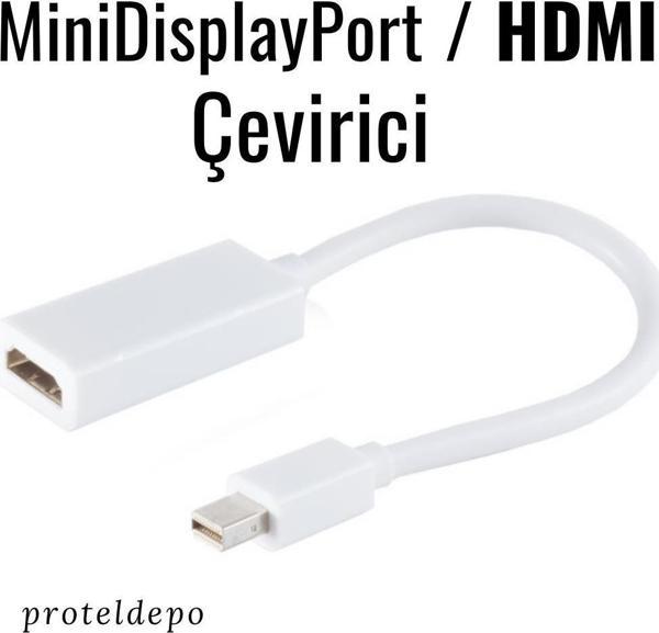 IRENIS Apple Macbook Thunderbolt (Mini DP) / HDMI Çevirici Kablo - Image 1