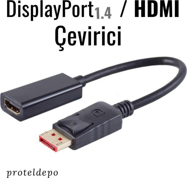 IRENIS DisplayPort / HDMI Çevirici, Dönüştürücü Kablo - 18 Gbit - Image 1