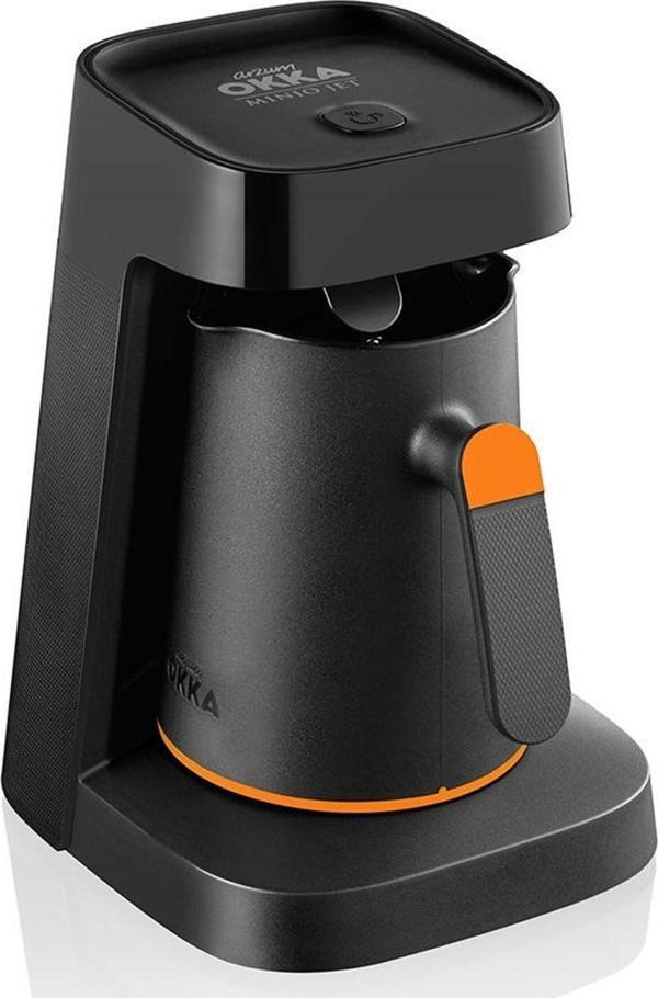  Arzum Okka Minio Jet OK0013-ST Türk Kahvesi Makinesi Siyah-Turuncu - Image 1