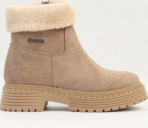 Pierre Cardin® | PC-52415-3076 Süet Vizon - Kadın Bot - Image 1