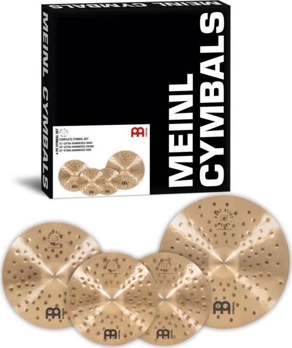 Meinl 15" - 18" - 22" Pure Alloy Complete Extra Hammered Zil Seti - Image 1