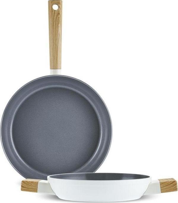 Karaca Swiss Crystal Creamy Wood Tava Sahan Set - Image 1