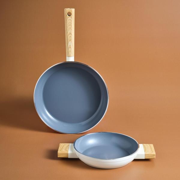 Karaca x Refika Swiss Crystal Creamy Wood Tava Sahan Set - Image 1