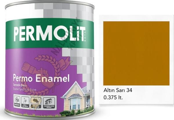 Permolit Enamel Sentetik Yağlı Boya ALTIN SARI 0.375 Lt. - Image 1