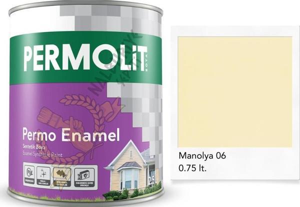 Permolit Enamel Sentetik Yağlı Boya MANOLYA 0.75 Lt. - Image 1