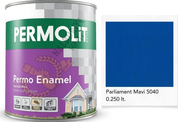 Permolit Enamel Sentetik Yağlı Boya PARLİAMENT MAVİ 0.250 Lt. - Image 1