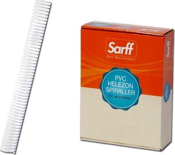 Sarff Spiral Helezon 32 mm Şeffaf 50'li - Image 1