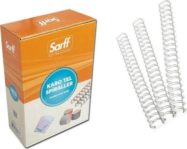 Sarff Spiral Tel 1-1/8 Inç 28,5mm 50'li Beyaz - Image 1