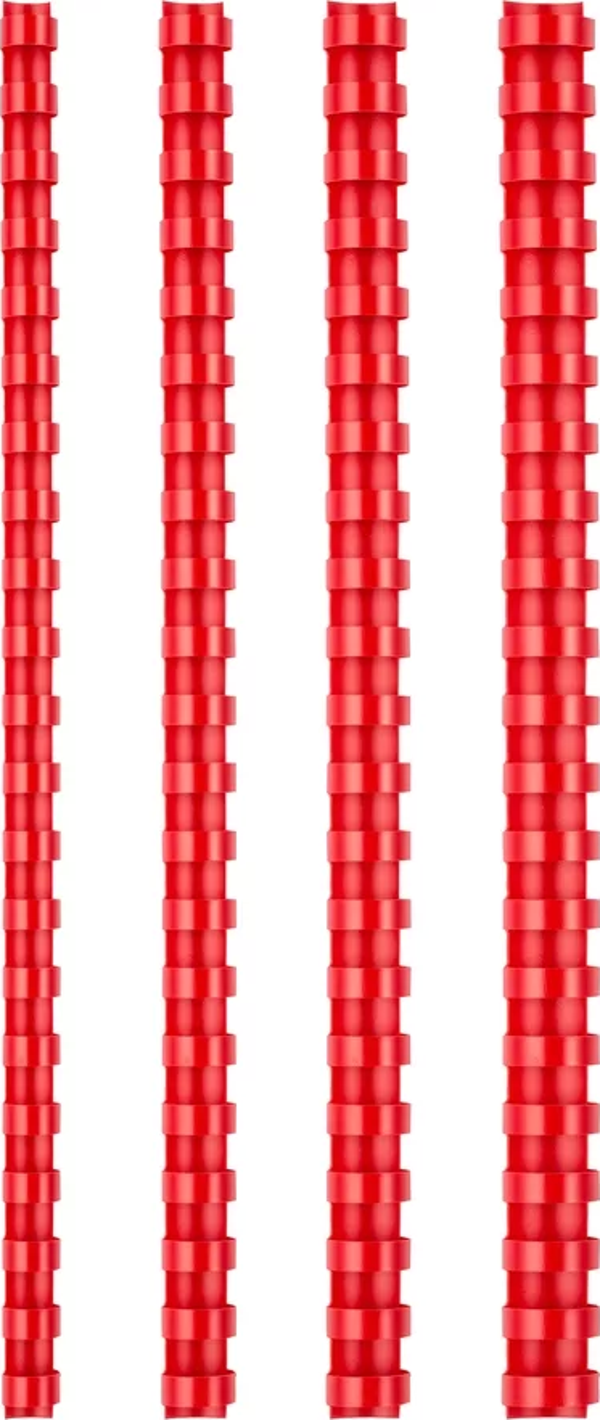 Bigpoint Plastik Spiral 6 mm Kırmızı 100'lü Kutu - Image 1