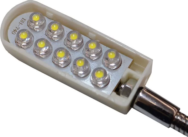 Kingstar Çift Sıra 10'lu Mıknatıslı Spiralli Led Makina Lambası - Image 1