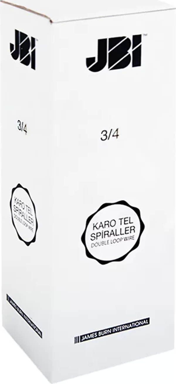 JBİ KARO TEL SPİRAL 3/4 140-160 SAYFA BEYAZ 50Lİ - Image 1