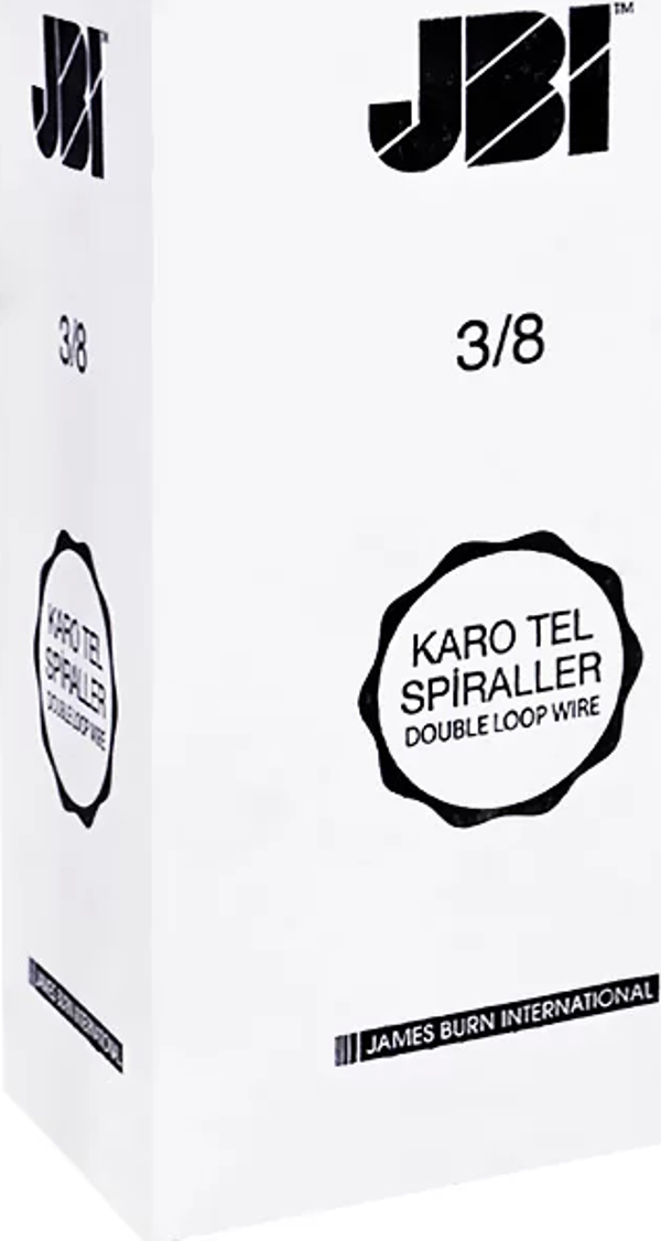 JBİ KARO TEL SPİRAL 3/8 45-60 SAYFA BEYAZ 100LÜ - Image 1