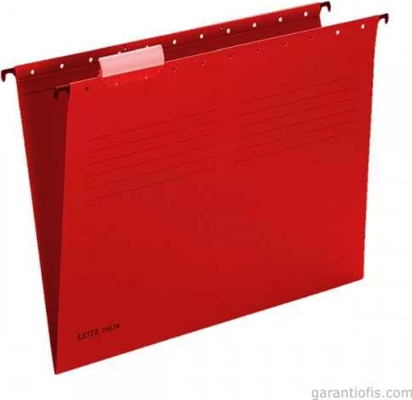Leitz 6515 Delta Kırmızı Telsiz Askılı Dosya - Image 1