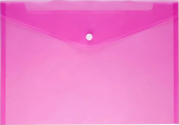 Lotte Çıtçıtlı Dosya A4 Pembe - Image 1