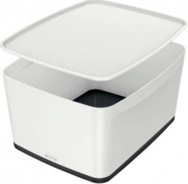 LEİTZ 5216 MYBOX KAPAKLI GENİŞ SAKLAMA KUTUSU SİYAH-BEYAZ - Image 1