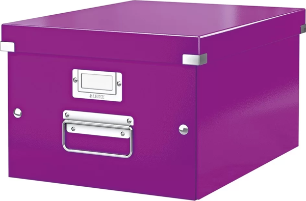 Leitz 6044 WOW Metalik Mor Orta Boy Saklama Kutusu - Image 1
