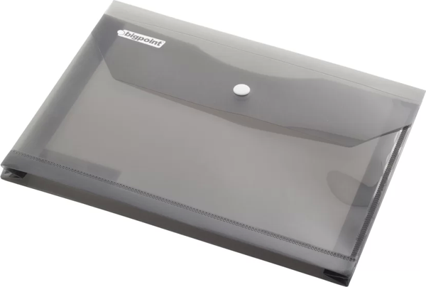 Bigpoint BP254 Çıtçıtlı A5 Körüklü Dosya Siyah (10 lu Paket) - Image 1