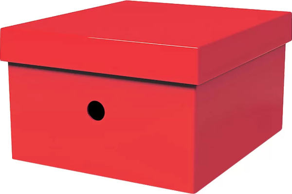 MAS 8224 RAİNBOW KARTON KÜÇÜK BOY ARŞİV KUTUSU KIRMIZI - Image 1