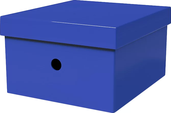 MAS 8224 RAİNBOW KARTON KÜÇÜK BOY ARŞİV KUTUSU LACİVERT - Image 1