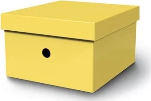 MAS 8224 RAİNBOW KARTON KÜÇÜK BOY ARŞİV KUTUSU SARI - Image 1