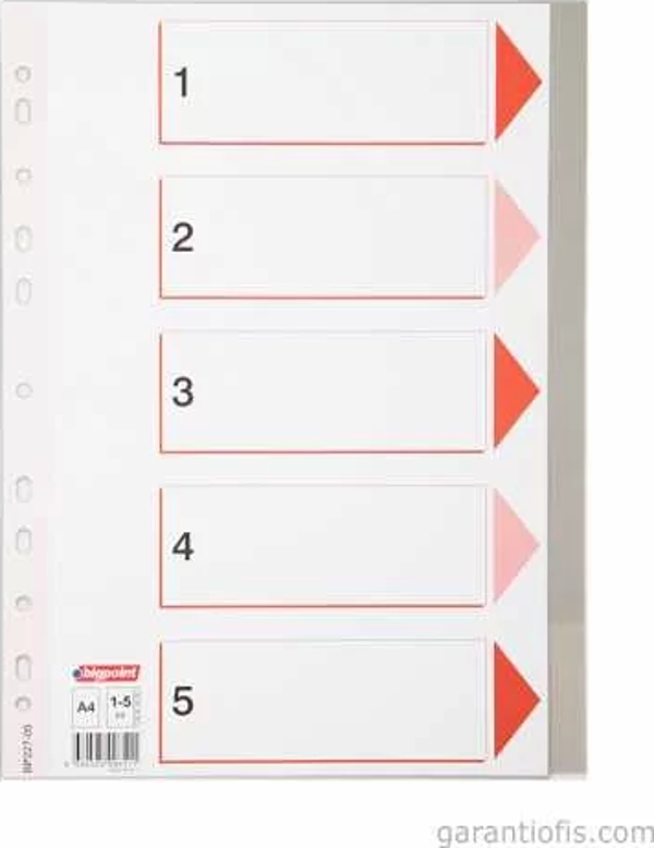 BigPoint 1-5 Rakamlı Seperatör - Image 1