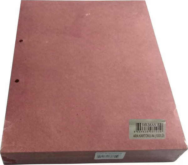 Dilman A4 Pembe Ara Kartonu (100 lü Paket) - Image 1