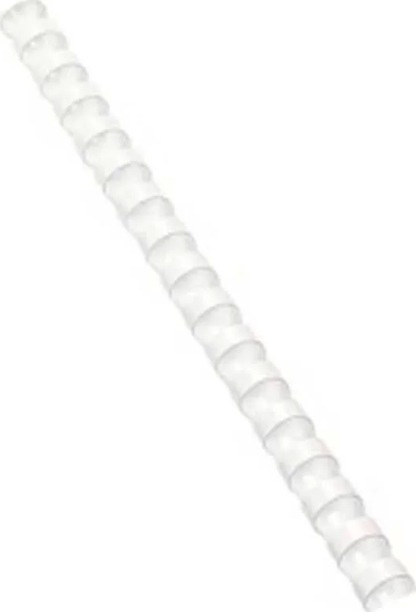 Sarff Plastik Spiral Delux 10 mm 100'lü Beyaz - Image 1