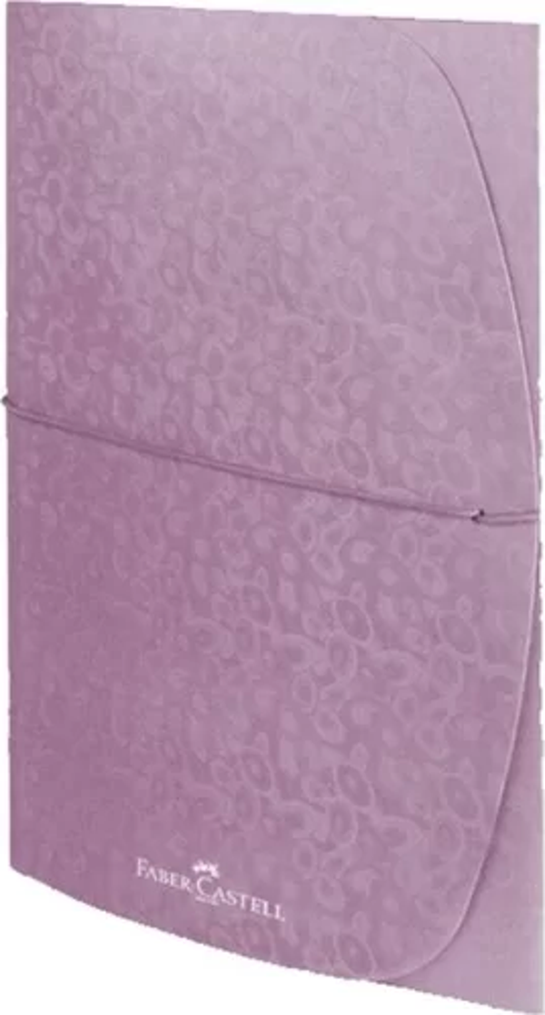 FABER-CASTELL DESENLİ EVRAK DOSYASI METALİK MOR (190102) - Image 1