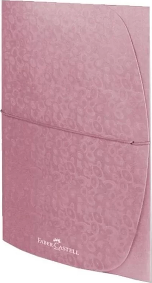 FABER-CASTELL DESENLİ EVRAK DOSYASI METALİK PEMBE (190101) - Image 1