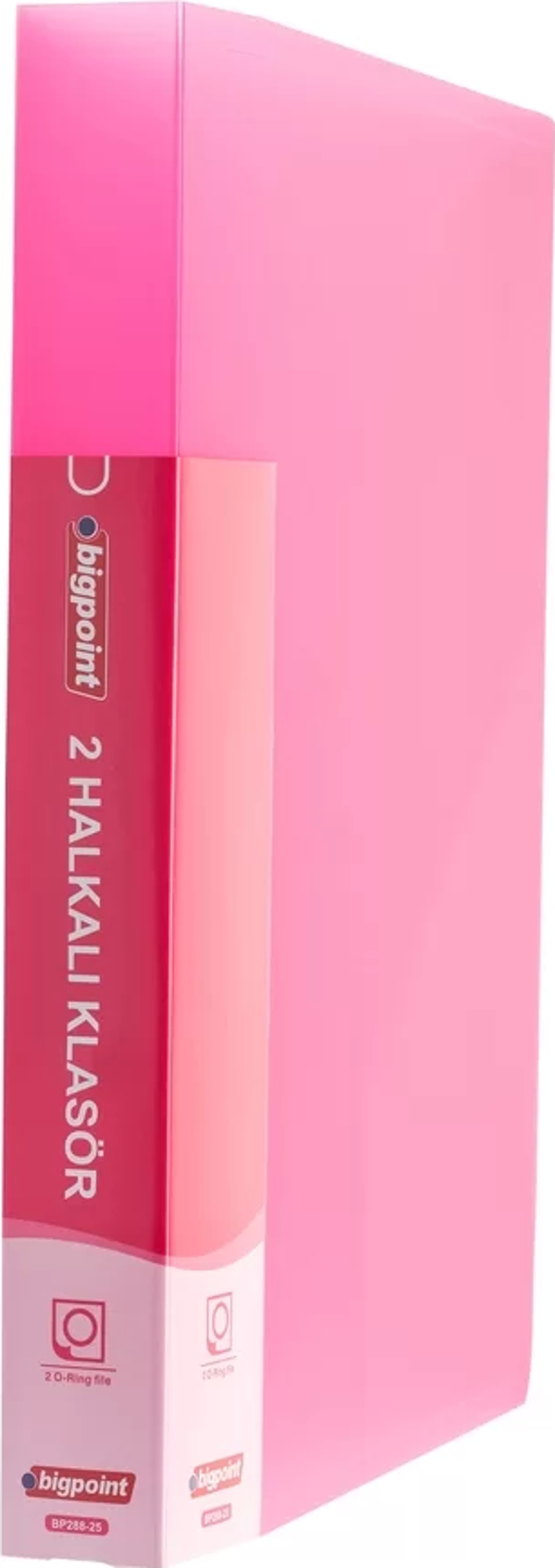 Bigpoint 2 Halkalı Klasör Kırmızı - Image 1