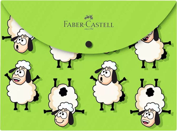 FABER-CASTELL ÇITÇITLI DESENLİ EVRAK DOSYASI A4 (000006) - Image 1