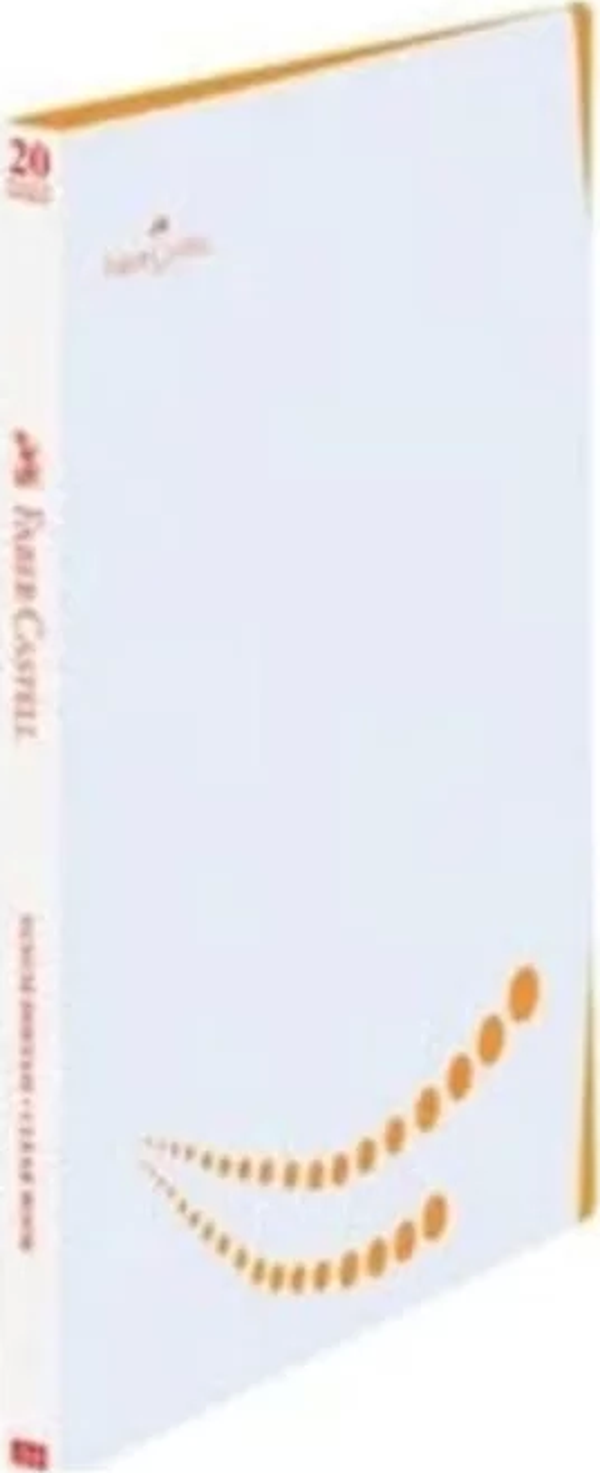 FABER-CASTELL SUNUM DOSYASI A4 ÇİFT RENK KAPAK TURUNCU 20Lİ (220104) - Image 1