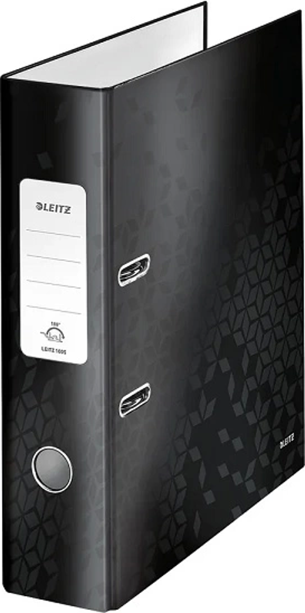 LEİTZ 1005 WOW GENİŞ BÜRO KLASÖRÜ METALİK SİYAH - Image 1