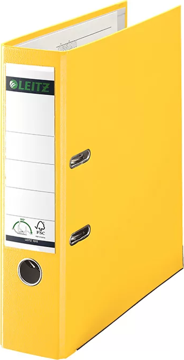 LEİTZ 1010 GENİŞ BÜRO KLASÖRÜ SARI - Image 1