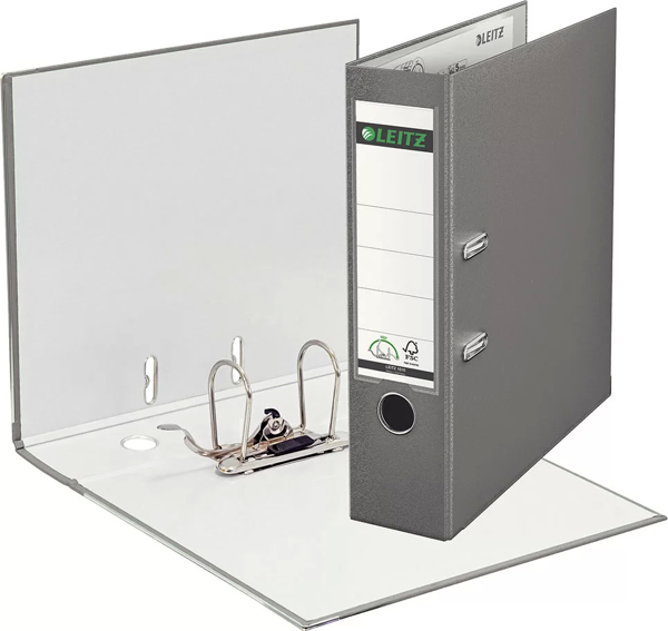 Leitz 1010 Gri Geniş Plastik Klasör - Image 1