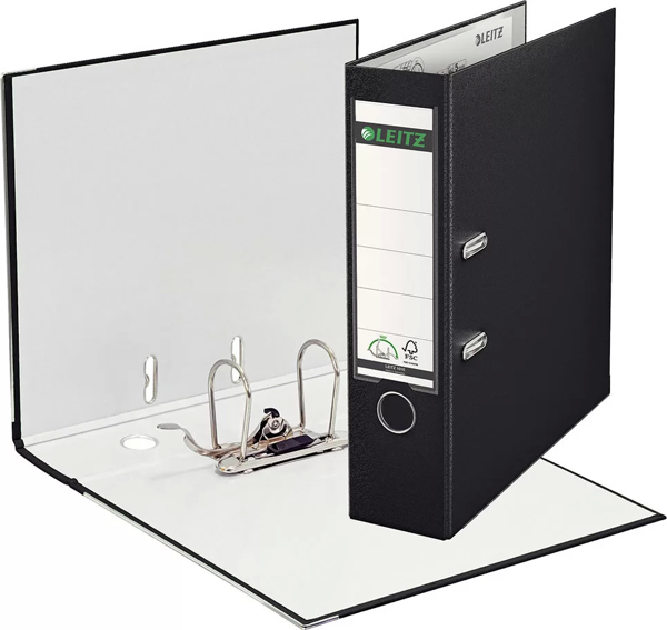 Leitz 1010 Siyah Geniş Plastik Klasör - Image 1