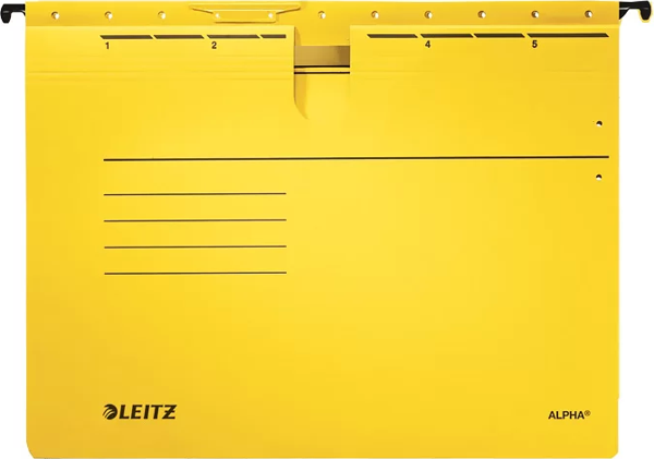LEİTZ 1984 ALPHA TELLİ ASKILI DOSYA SARI 25Lİ - Image 1