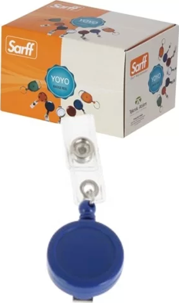 Sarff Yuvarlak Kancalı Yoyo Mavi (25 li Paket) - Image 1